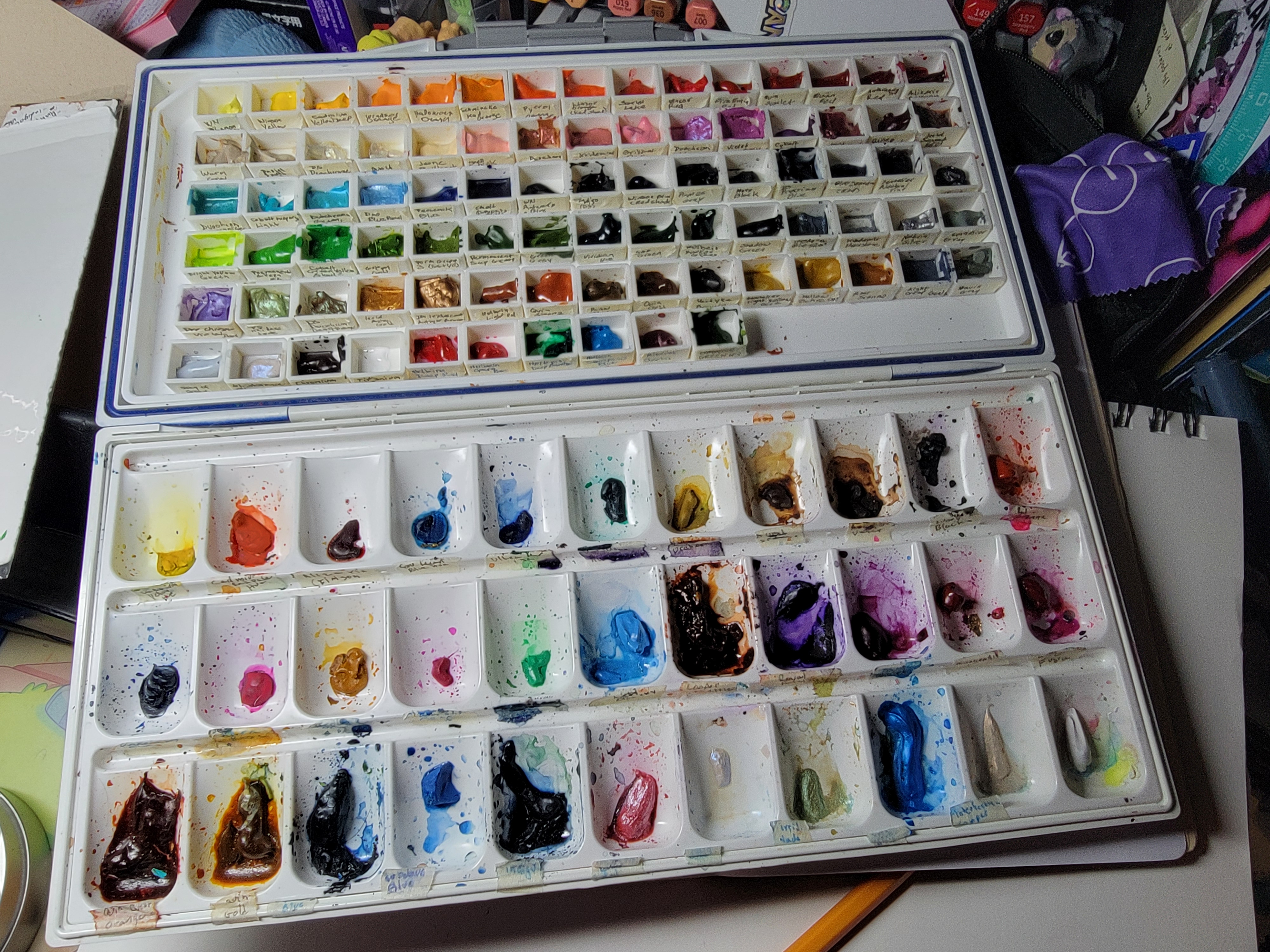 watercolor palette
